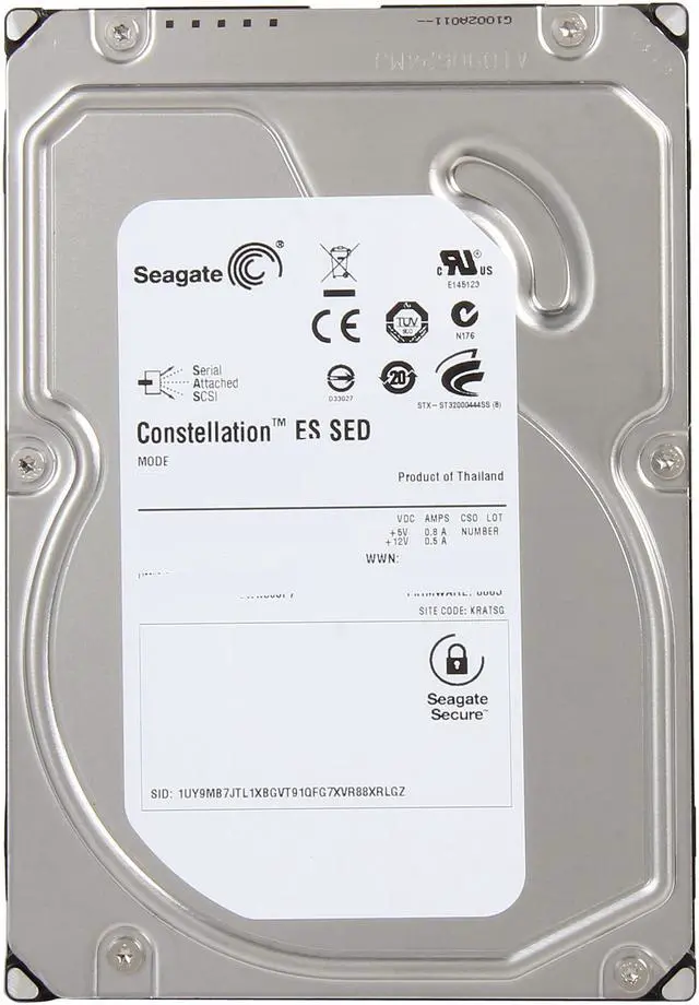 Alt view image 2 of 4 - Seagate ST31000425SS 1TB 7200 RPM 16MB Cache SAS 6Gb/s 3.5" Internal Hard Drive Bare Drive