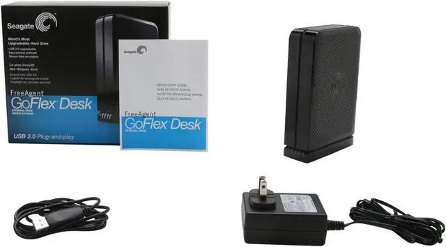 Alt view image 5 of 5 - Seagate FreeAgent GoFlex Desk 500GB USB 2.0 3.5" Hard Drive STAC500100
