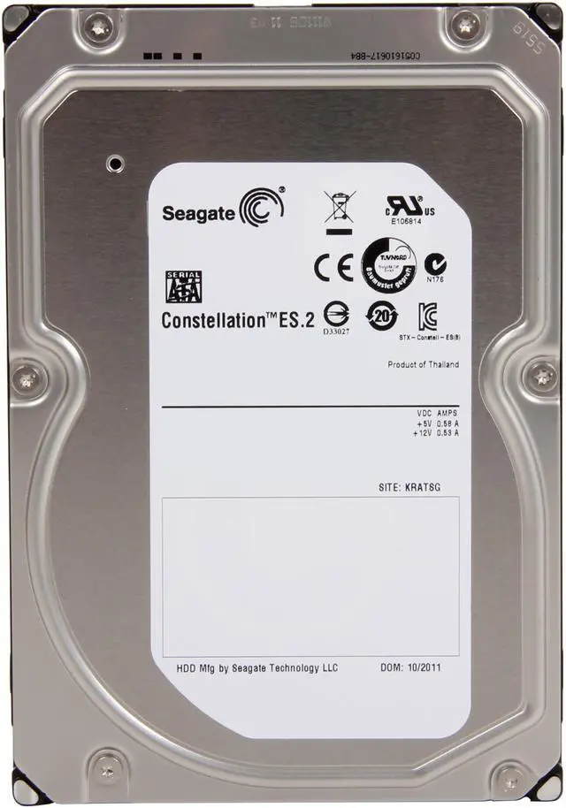 Alt view image 2 of 4 - Seagate Constellation ES ST33000650NS 3TB 7200 RPM 64MB Cache SATA 6.0Gb/s 3.5" Internal Hard Drive Bare Drive