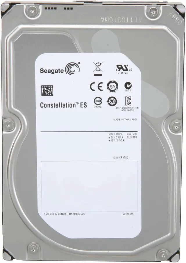 Alt view image 2 of 4 - Seagate Constellation ES ST2000NM0011 2TB 7200 RPM 64MB Cache SATA 6.0Gb/s 3.5" Enterprise Internal Hard Drive Bare Drive