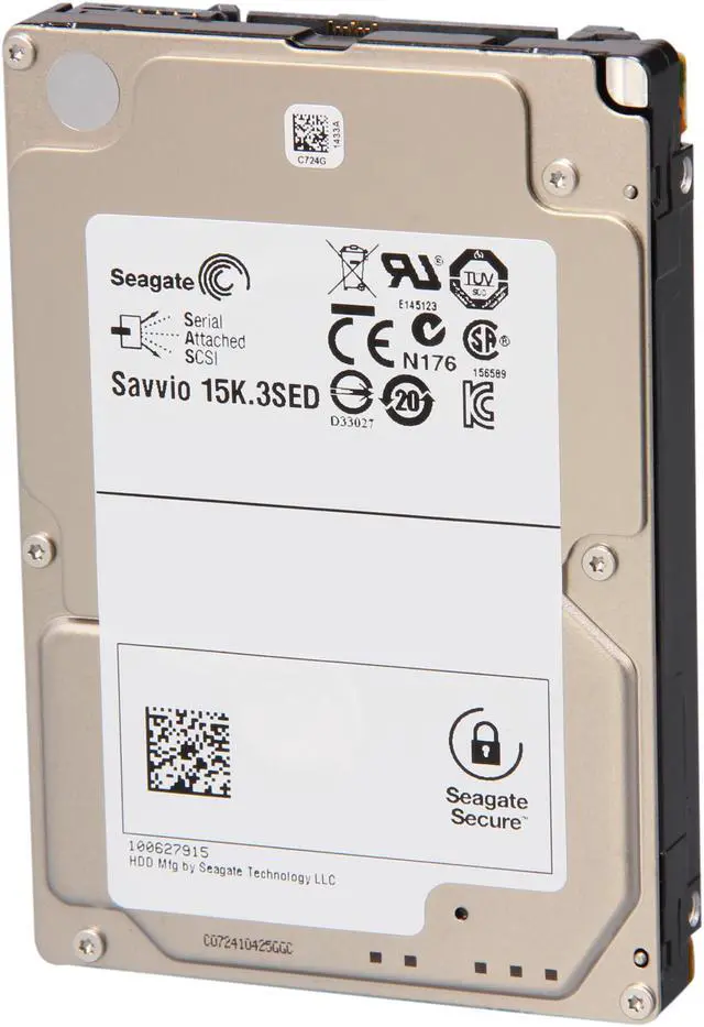 Main image of Seagate Savvio 15K.3 ST9146753SS 146GB 15000 RPM 64MB Cache SAS 6Gb/s 2.5" Internal Enterprise Hard Drive with Secure Encryption Bare Drive