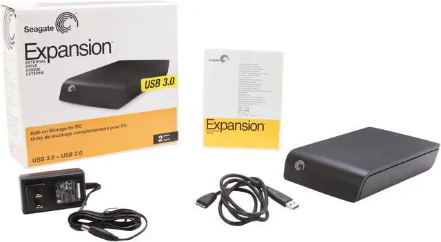 Alt view image 5 of 5 - Seagate Expansion 2TB USB 3.0 Desktop External Hard Drive