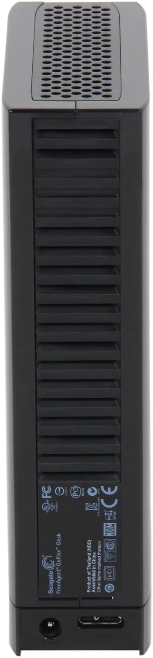 Alt view image 4 of 5 - Seagate GoFlex Desk Kit 2TB USB 3.0 3.5" External Hard Drive STAC2000106 Black