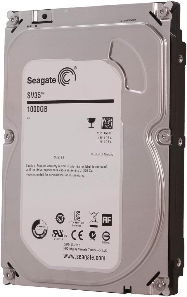 Seagate SV35.6 ST1000VX000 1TB 7200 RPM 64MB Cache SATA 6.0Gb/s 3.5
