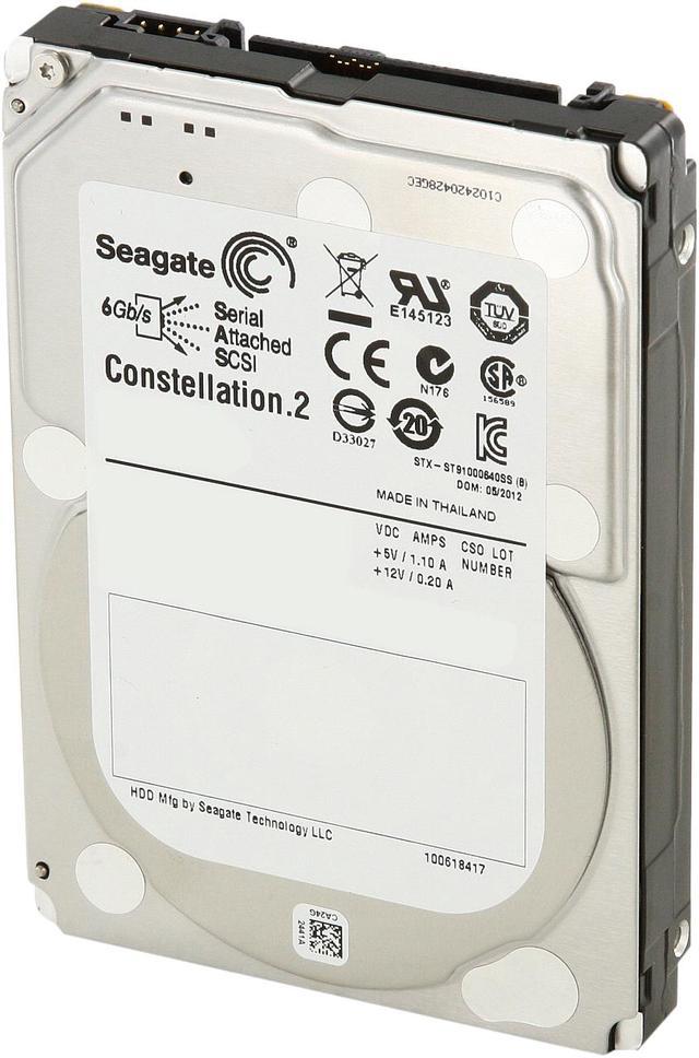Seagate Constellation.2 ST91000640SS 1TB 7200 RPM 64MB Cache SAS 6Gb/s 2.5