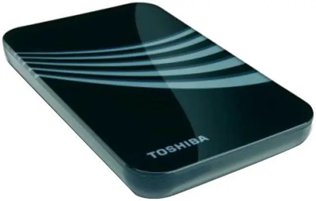 Alt view image 2 of 4 - TOSHIBA 320GB Black with blue flower pattern External Hard Drive 3 Year Manufacturer Warranty HDDR320E03X