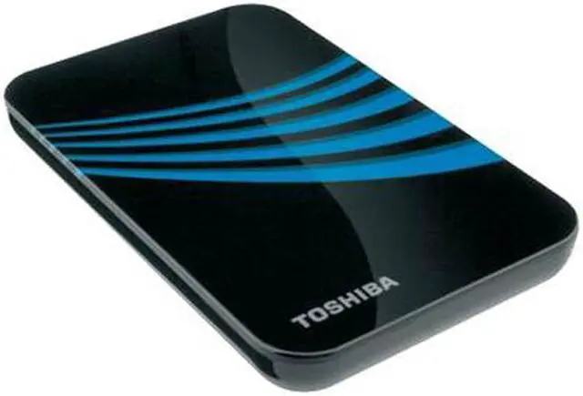 Main image of TOSHIBA 400GB USB 2.0 2.5" External Hard Drive HDDR400E03X Electric Blue/Black