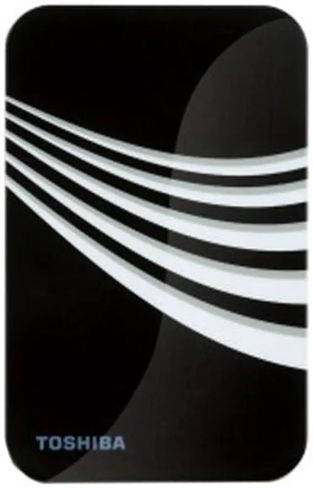 Main image of TOSHIBA 500GB USB 2.0 2.5" External Hard Drive HDDR500E03X Frost White & Black