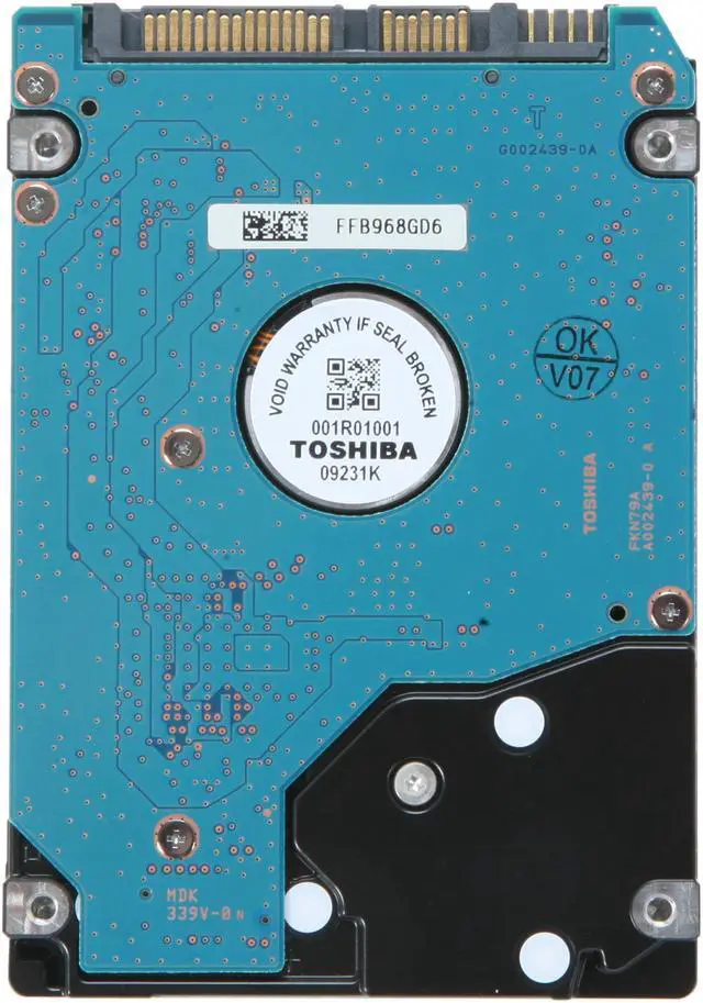 Alt view image 3 of 4 - TOSHIBA MK3263GSX 320GB 5400 RPM 8MB Cache SATA 3.0Gb/s 2.5" Internal Notebook Hard Drive Bare Drive