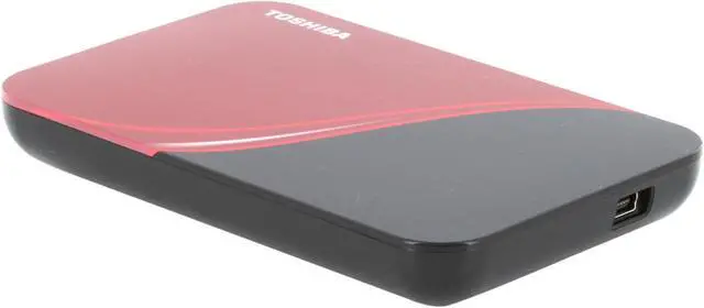 Main image of TOSHIBA 640GB USB 2.0 2.5" Portable External Hard Drive HDDR640E04XR Rocket Red