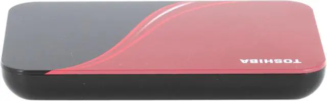 Alt view image 4 of 9 - TOSHIBA 640GB USB 2.0 2.5" Portable External Hard Drive HDDR640E04XR Rocket Red