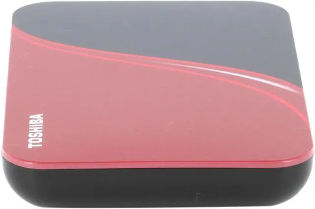 Alt view image 6 of 9 - TOSHIBA 640GB USB 2.0 2.5" Portable External Hard Drive HDDR640E04XR Rocket Red