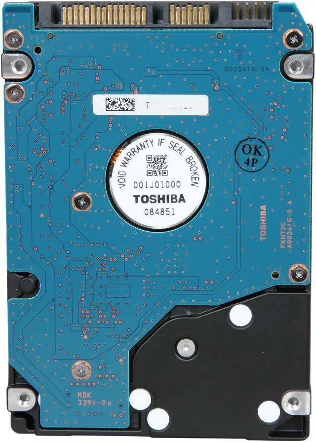 Alt view image 4 of 4 - TOSHIBA MK8054GSYF 80GB 7200 RPM 16MB Cache SATA 3.0Gb/s 2.5" Internal Notebook Hard Drive Bare Drive