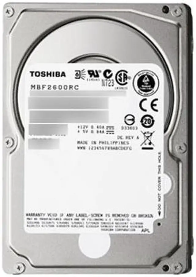Main image of TOSHIBA MBF2450RC 10025 RPM 16MB Cache SAS 6Gb/s 2.5" Enterprise class Hard Disk Drive