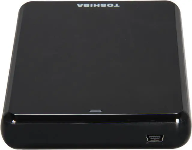 Alt view image 4 of 5 - TOSHIBA 1TB USB 2.0 2.5" Canvio Basics Portable Hard Drive E05A100BBU2XK Black