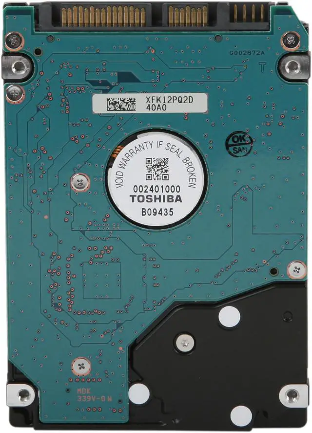 Alt view image 4 of 4 - TOSHIBA MK3261GSYN 320GB 7200 RPM 16MB Cache SATA 3.0Gb/s 2.5" Internal Notebook Hard Drive