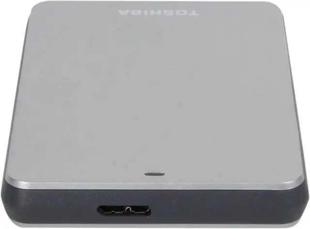 Alt view image 4 of 5 - TOSHIBA 500GB Canvio 3.0 Portable Hard Drive USB 3.0 Model HDTC605XS3A1 Silver