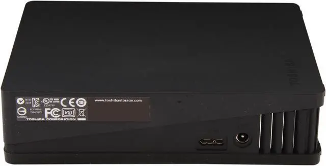 Alt view image 5 of 6 - TOSHIBA Canvio Desk 1TB USB 3.0 3.5" Desktop External Hard Drive HDWC110XK3J1 Black