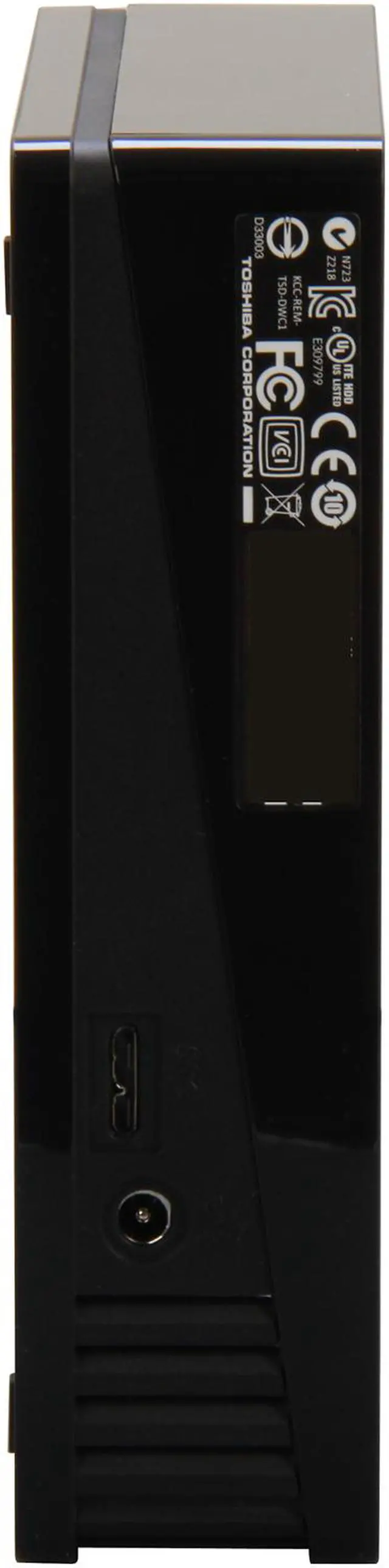 Alt view image 4 of 6 - TOSHIBA Canvio Desk 3TB USB 3.0 Desktop External Hard Drive HDWC130XK3J1 Black