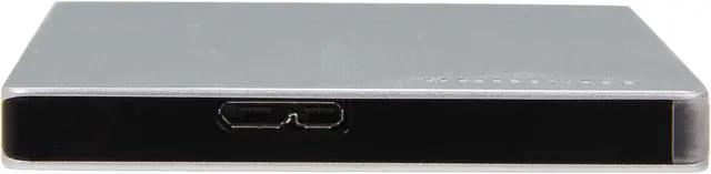 Alt view image 3 of 6 - TOSHIBA 500GB Canvio Slim Portable Hard Drive USB 3.0 Model HDTD105XS3D1 Silver
