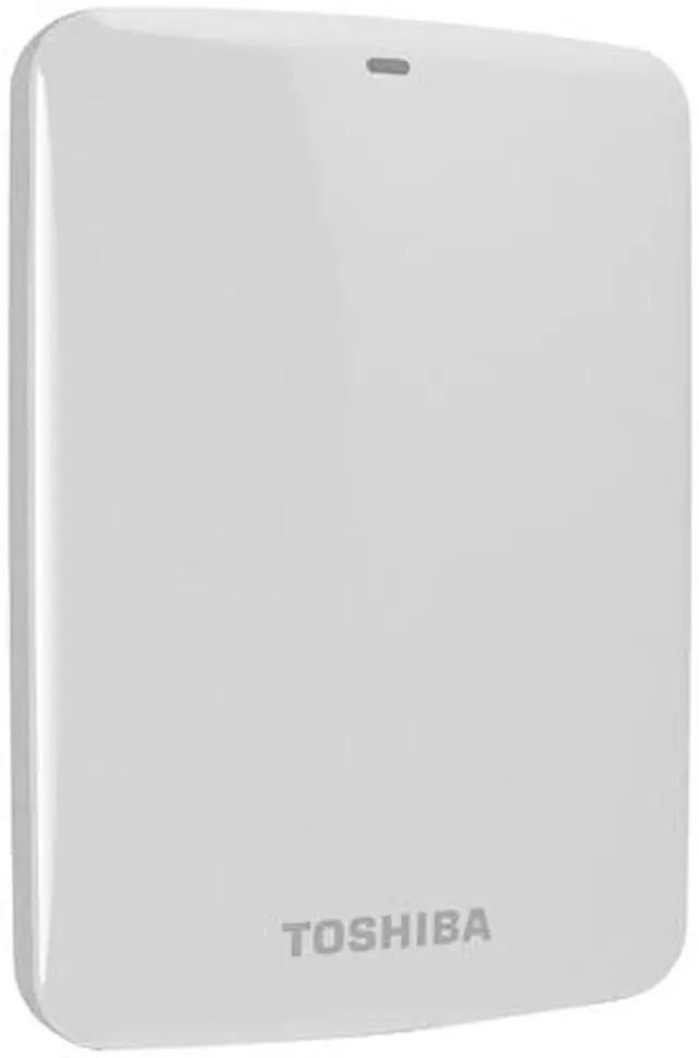 Alt view image 3 of 14 - TOSHIBA 750GB Canvio Connect External Hard Drive USB 3.0 Model HDTC707XW3A1 White