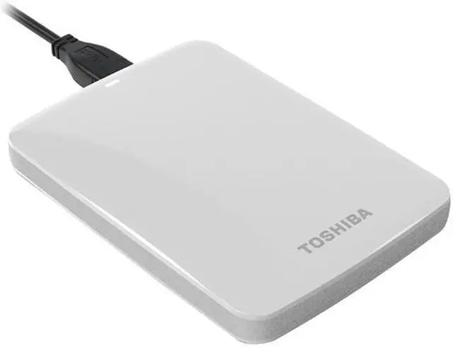 Alt view image 7 of 14 - TOSHIBA 750GB Canvio Connect External Hard Drive USB 3.0 Model HDTC707XW3A1 White