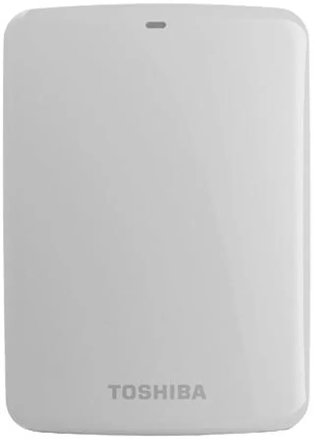 Alt view image 2 of 14 - TOSHIBA 750GB Canvio Connect External Hard Drive USB 3.0 Model HDTC707XW3A1 White