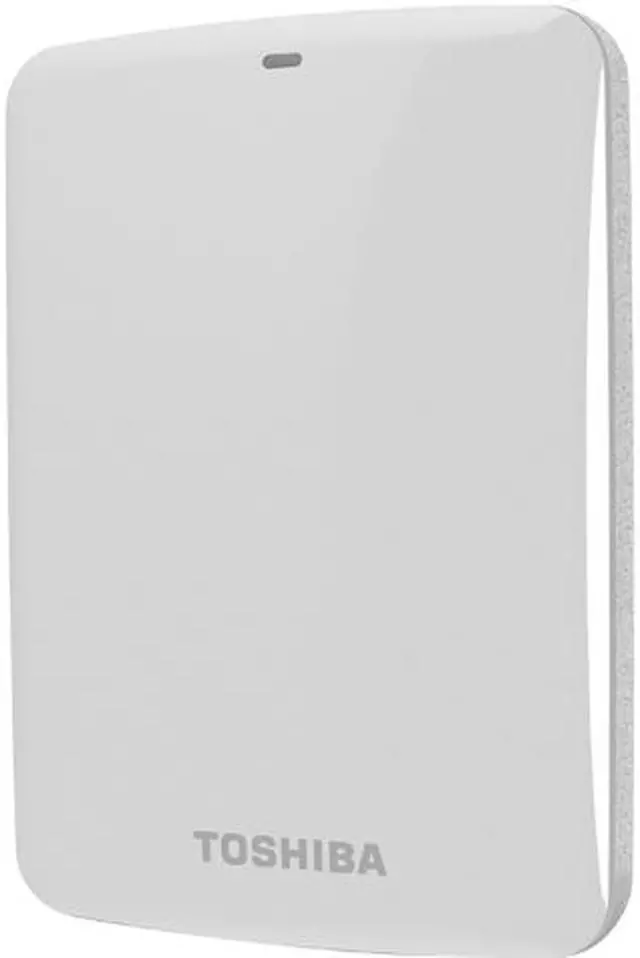 Main image of TOSHIBA 750GB Canvio Connect External Hard Drive USB 3.0 Model HDTC707XW3A1 White