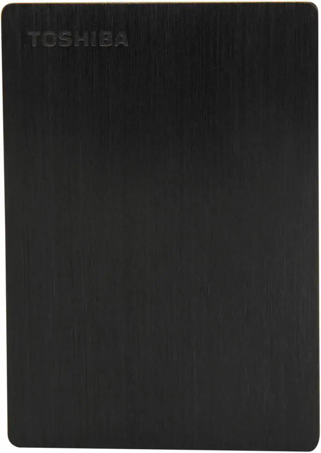 Alt view image 2 of 5 - TOSHIBA 1TB Canvio Slim II Portable External Hard Drive for PCs USB 3.0 Model HDTD210XK3E1 Black