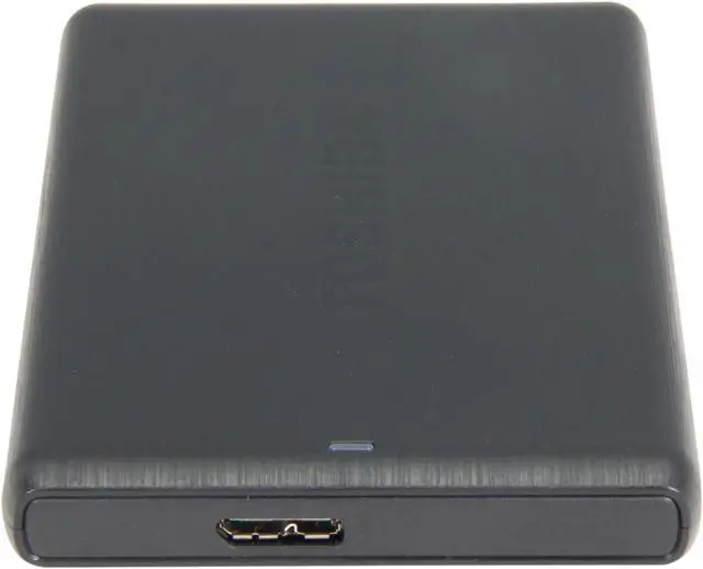Alt view image 3 of 5 - TOSHIBA 1TB USB 3.0 Portable Hard Drive HDTP110XK3AA Black