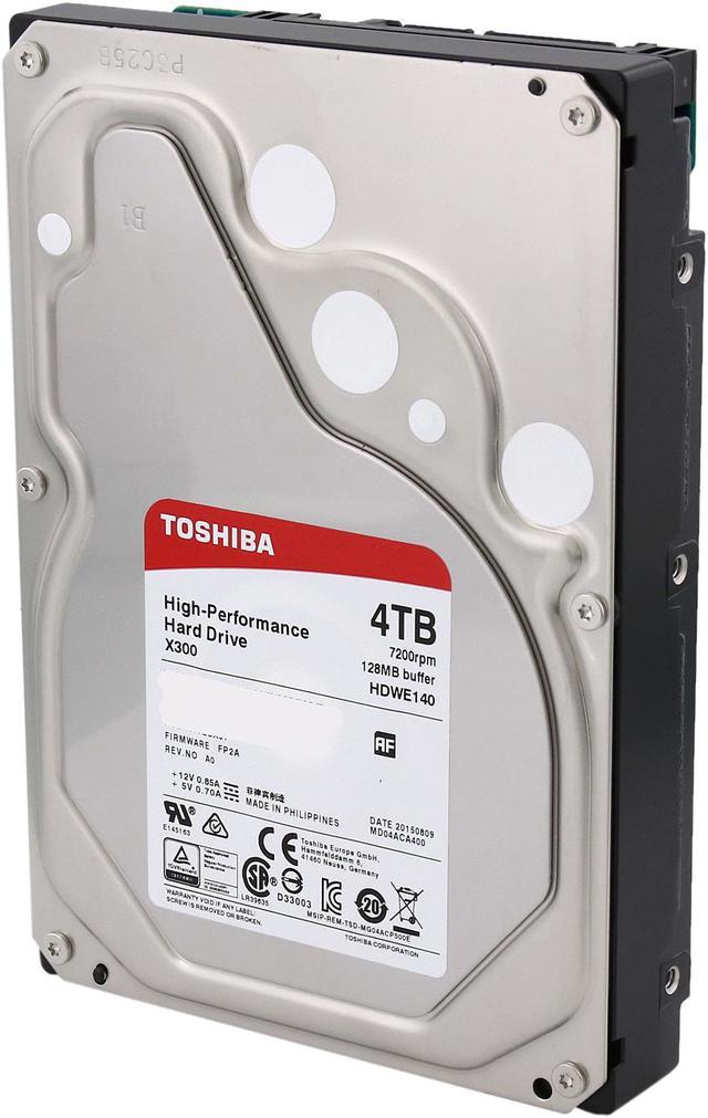 Disque dur interne X300 4 To - HDWE140EZSTA TOSHIBA : le disque dur à Prix  Carrefour