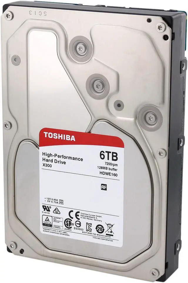 Toshiba X300 6TB Performance & Gaming Internal Hard Drive 7200 RPM
