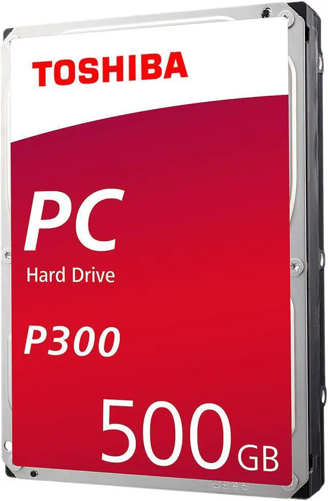 Alt view image 2 of 7 - Toshiba P300 500GB Desktop PC Internal Hard Drive 7200 RPM SATA 6Gb/s 64MB Cache 3.5 inch - HDWD105XZSTA (RETAIL PACKAGE)