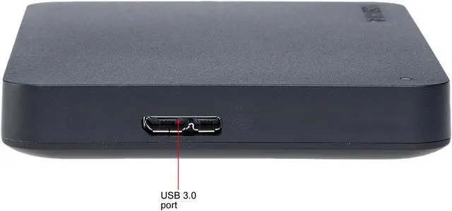 Alt view image 7 of 11 - Toshiba Canvio Basics 2TB Portable External Hard Drive USB 3.0 Black - HDTB420XK3AA