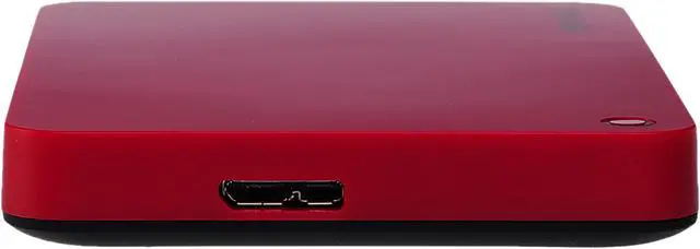 Alt view image 5 of 11 - Toshiba Canvio Advance 1TB Portable External Hard Drive USB 3.0 Red - HDTC910XR3AA