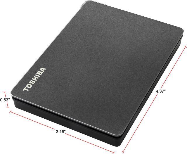 Alt view image 5 of 12 - TOSHIBA 1TB Canvio Gaming Portable External Hard Drive USB 3.0 Model HDTX110XK3AA Black