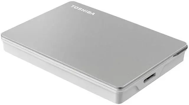 Alt view image 4 of 8 - TOSHIBA 1TB Canvio Flex Portable External Hard Drive USB 3.0 Model HDTX110XSCAA Silver