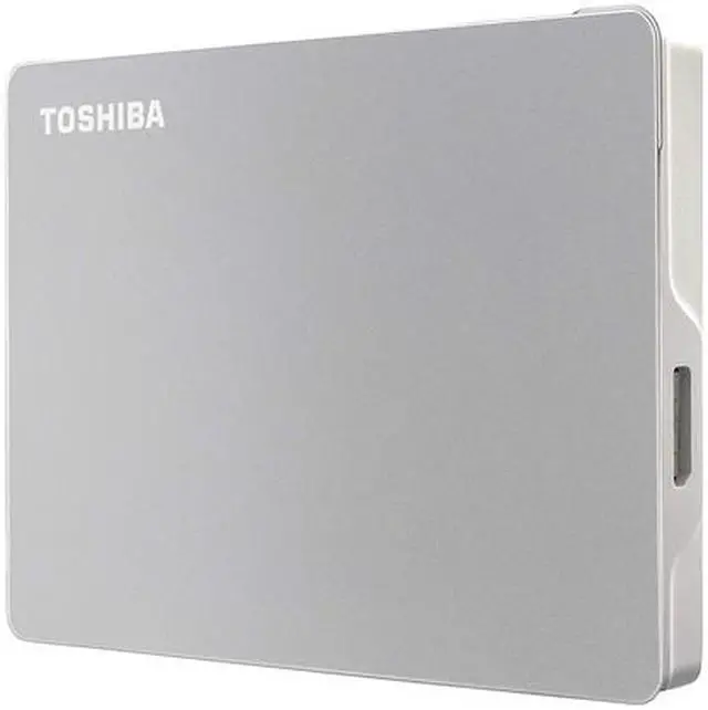 Alt view image 2 of 8 - TOSHIBA 1TB Canvio Flex Portable External Hard Drive USB 3.0 Model HDTX110XSCAA Silver
