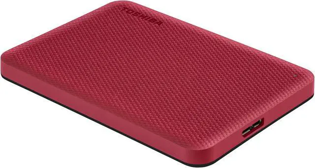 Alt view image 3 of 10 - TOSHIBA 4TB Canvio Advance Portable External Hard Drive USB 3.0 Model HDTCA40XR3CA Red