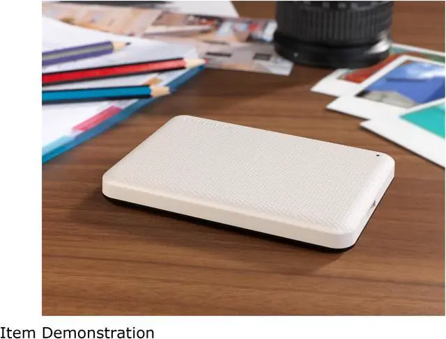Alt view image 9 of 11 - TOSHIBA 1TB Canvio Advance Portable External Hard Drive USB 3.0 Model HDTCA10XW3AA White