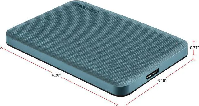 Alt view image 8 of 16 - TOSHIBA 4TB Canvio Advance Portable External Hard Drive USB 3.0 Model HDTCA40XG3CA Green