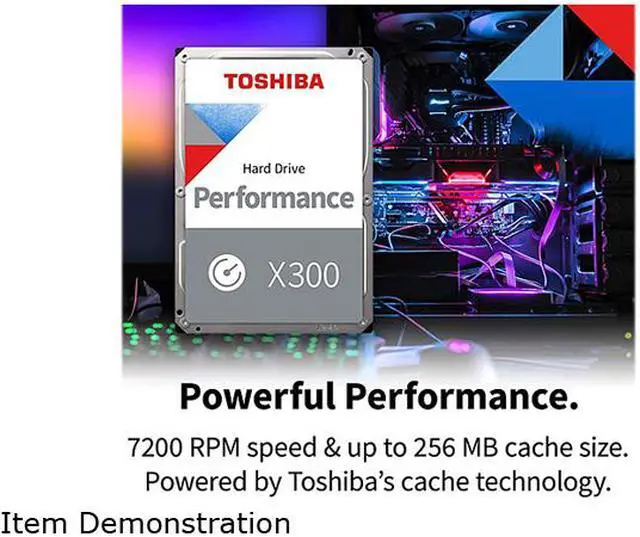 Alt view image 6 of 7 - TOSHIBA X300 HDWR440XZSTA 4TB 7200 RPM 256MB Cache SATA 6.0Gb/s 3.5" Desktop Internal Hard Drive Retail Packaging