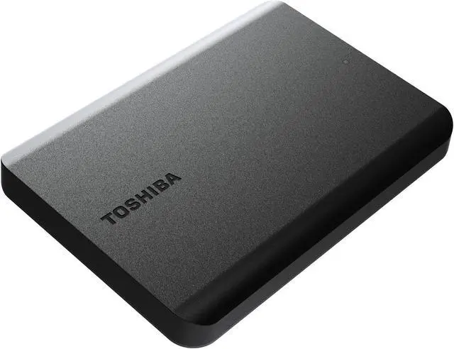 Alt view image 6 of 10 - TOSHIBA 1TB Canvio Basics Portable Hard Drive USB 3.0 Model HDTB510XK3AA Matte Black