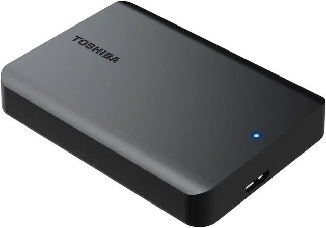 Alt view image 4 of 9 - TOSHIBA 4TB Canvio Basics Portable Hard Drive USB 3.0 Model HDTB540XK3CA Black