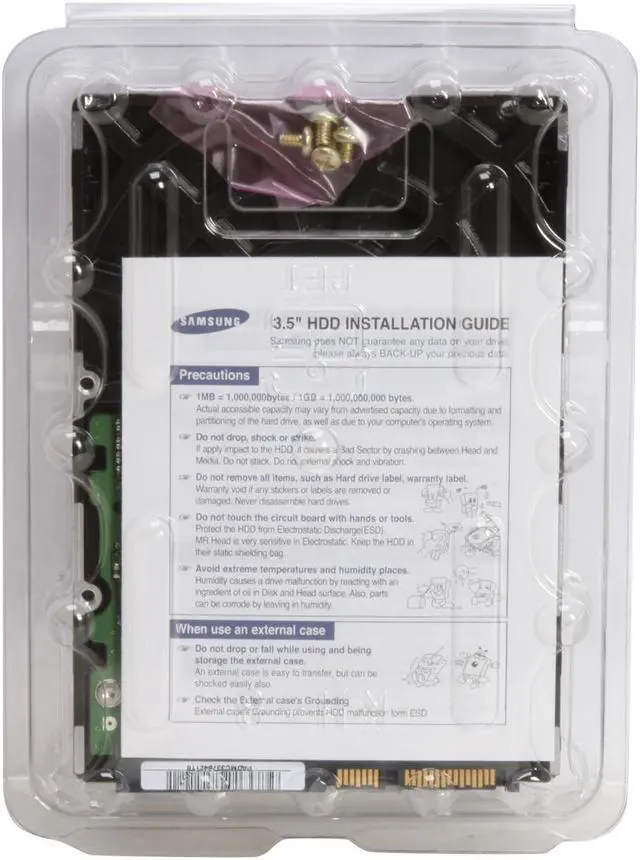 Alt view image 7 of 7 - SAMSUNG Spinpoint F1 HD502lJ 500GB 7200 RPM 16MB Cache SATA 3.0Gb/s 3.5" Hard Drive Bare Drive