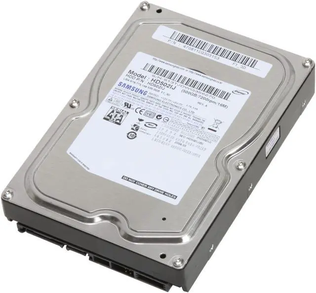 Main image of SAMSUNG Spinpoint F1 HD502lJ 500GB 7200 RPM 16MB Cache SATA 3.0Gb/s 3.5" Hard Drive Bare Drive