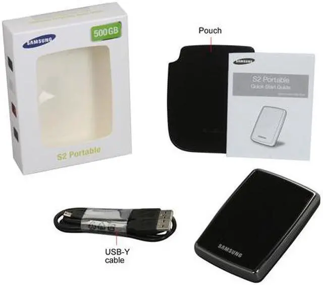 Alt view image 4 of 4 - SAMSUNG 500GB USB 2.0 2.5" External Hard Drive HXMU050DA/M22 Piano Black