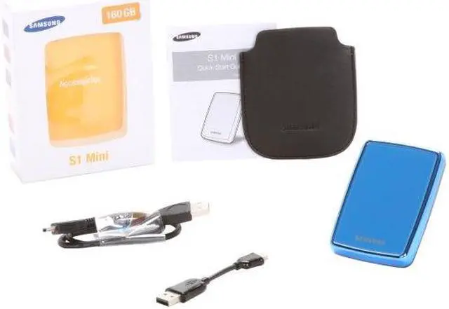 Alt view image 5 of 5 - SAMSUNG S1 Mini 160GB USB 2.0 1.8" External Hard Drive HXSU016BA/G82