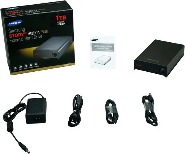 Alt view image 5 of 5 - SAMSUNG STORY Station Plus 1TB USB 2.0 / eSATA 3.5" External Hard Drive HX-DE010EB