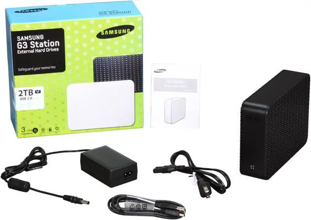 Alt view image 5 of 5 - SAMSUNG G3 Station 2TB USB 2.0 3.5" External Hard Drive HX-DU020EC